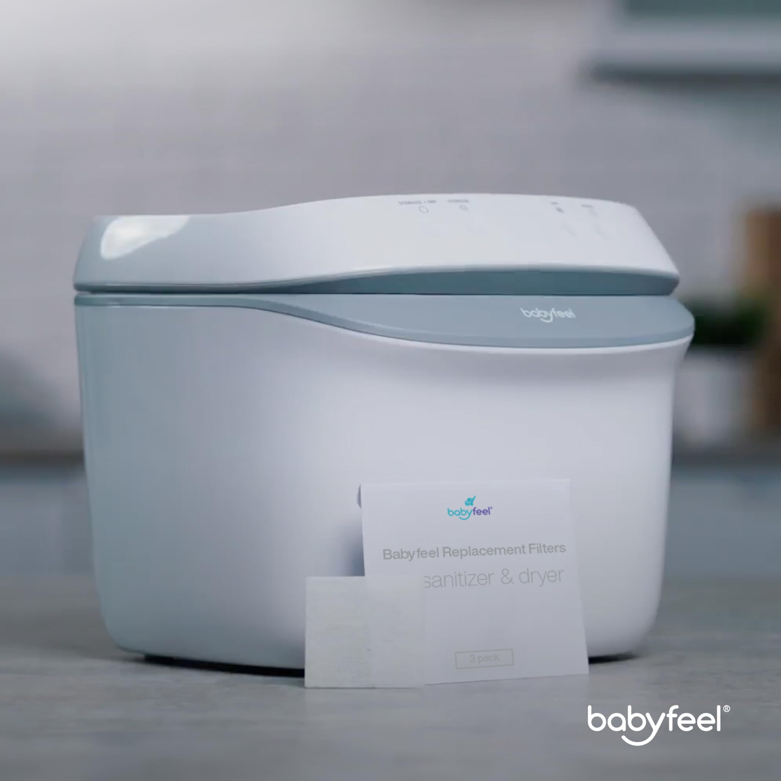Babyfeel replacement filters installation easy swap to keep the UV sanitizer performing