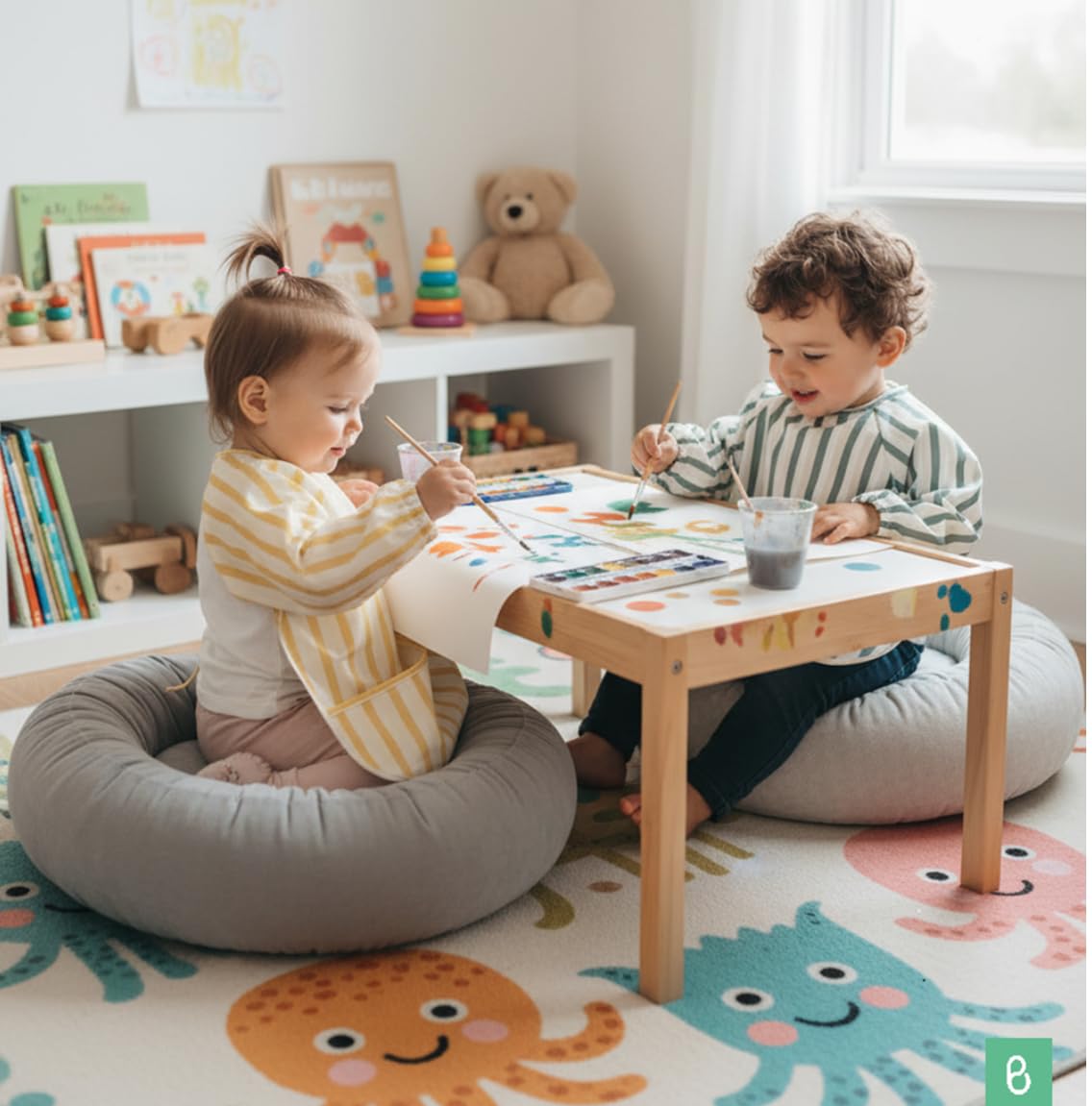 Babyflip long sleeve bib-2pack-gift-ready represents a practical gift for parents.