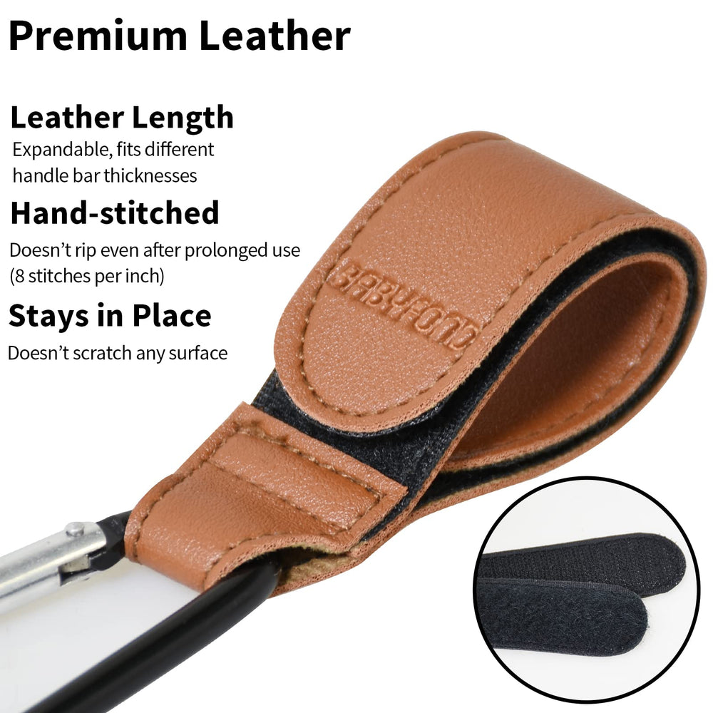 Babyfond carabiner demonstrates sturdy bag hanging capacity