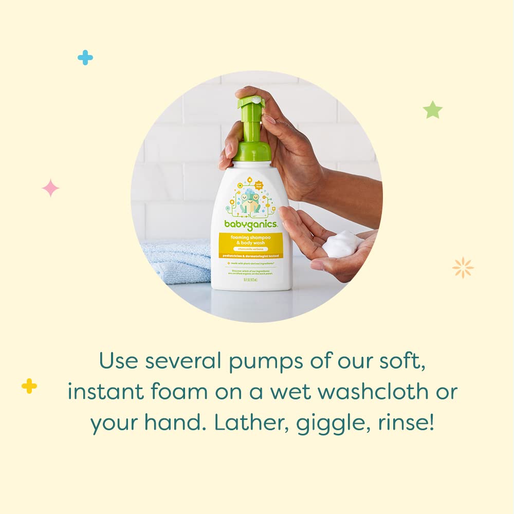 Babyganics dermatologist-tested label close-up for sensitive skin reassurance
