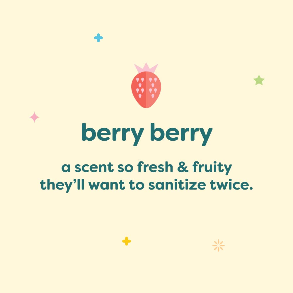 Berry Berry label close-up highlighting plant-derived ingredients and safety