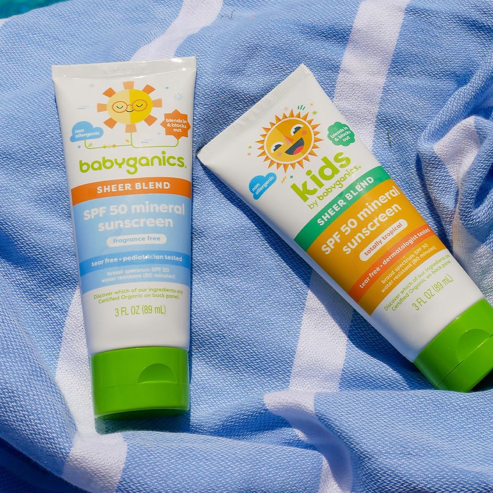 Babyganics non-nano particles-free sunscreen for comfortable daily use