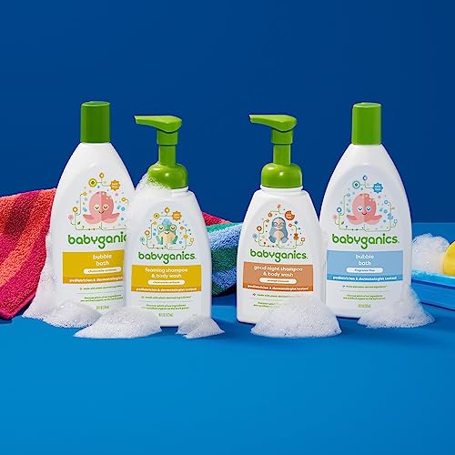 Babyganics after-bath calm moment with baby ready for sleep