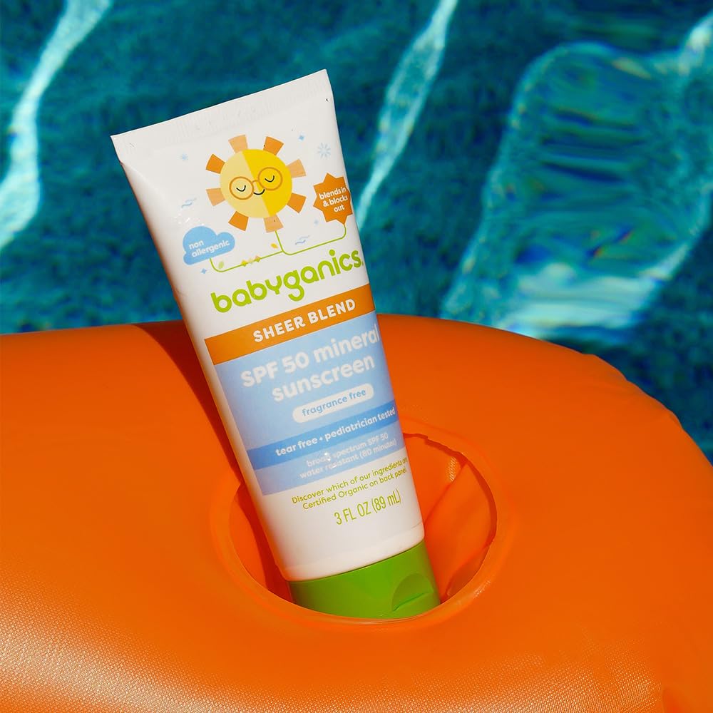 Babyganics recyclable tube information for eco-conscious sun care