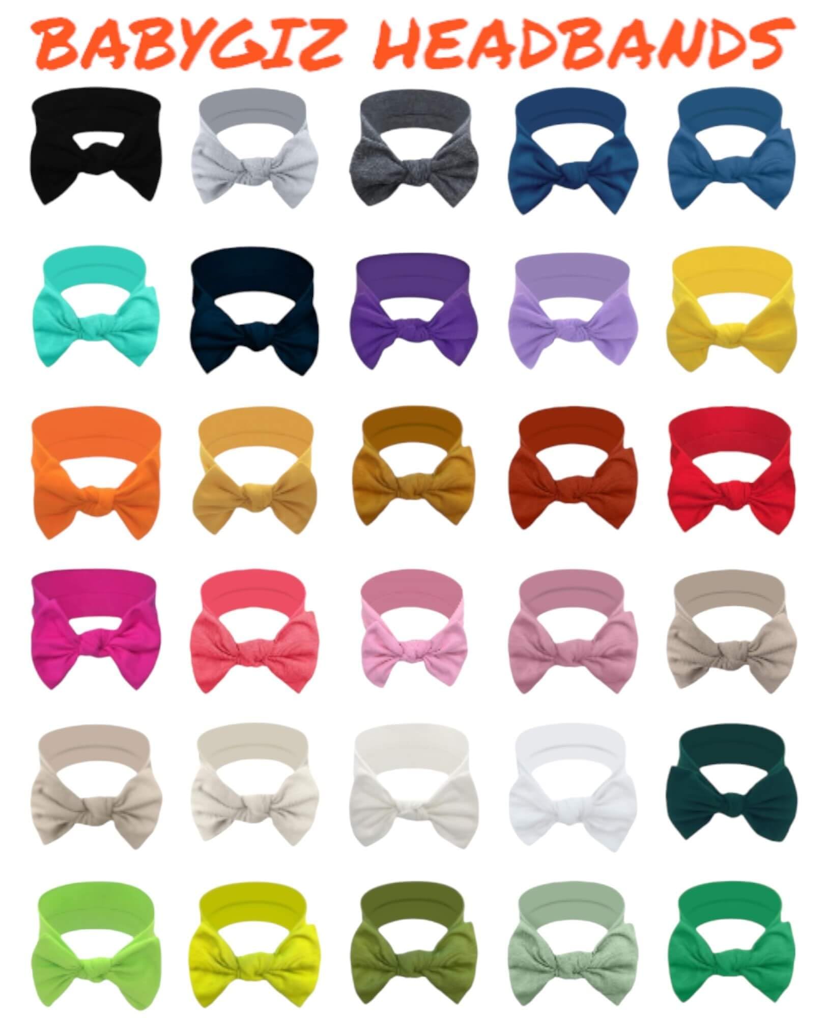 BABYGIZ headband used as a photo prop to elevate outfits