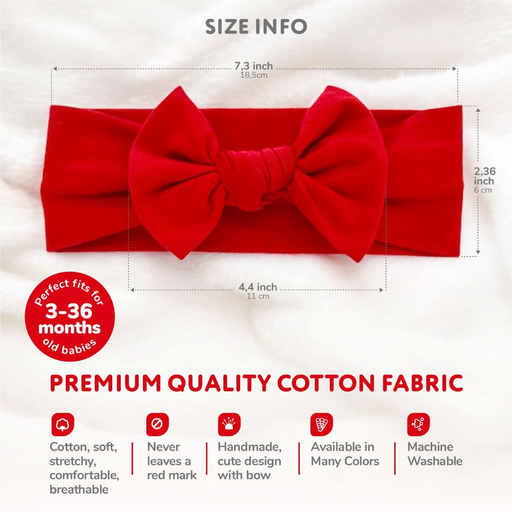 Close-up of BABYGIZ bow detail showing timeless design.