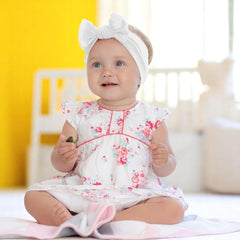 BABYGIZ cotton-headband close-up showing stretchable, skin-friendly fabric