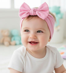 BABYGIZ cotton-spandex headband soft stretch demonstrates gentle comfort and secure fit