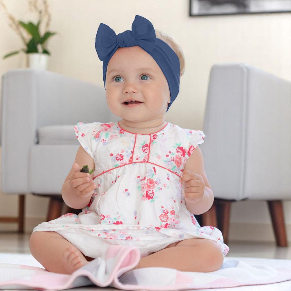 BABYGIZ headband navy blue wear for everyday outings with baby