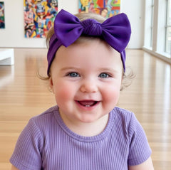 Babygiz infant headband closeup—perfect fit for 3–36 months.