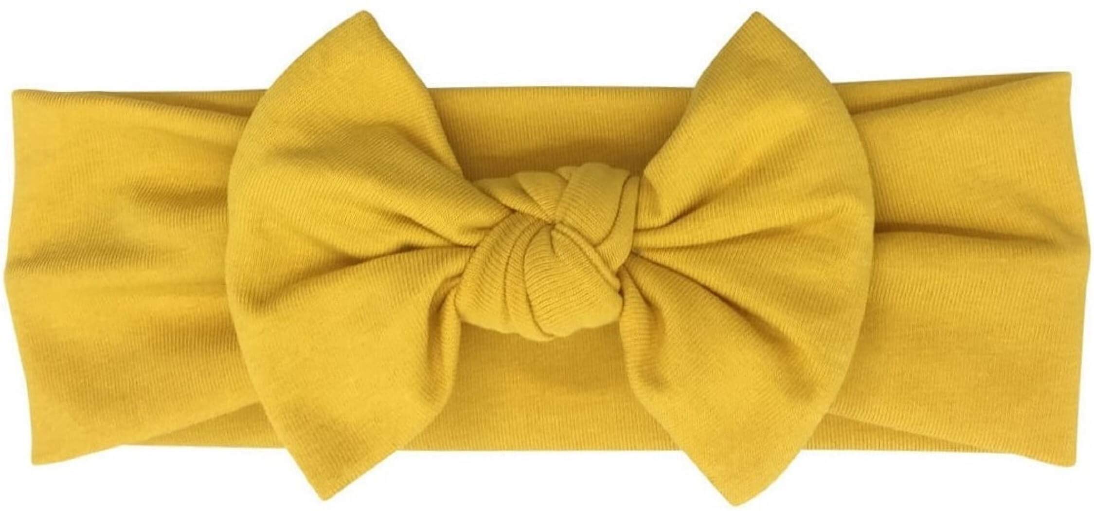 Babygiz photo-prop headband mustard ready for adorable baby pictures and family portraits.