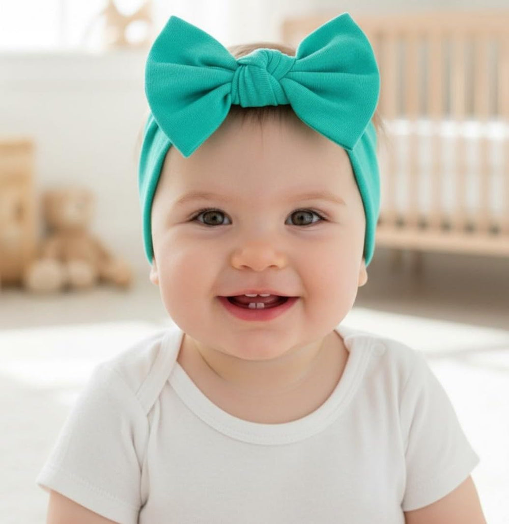 BABYGIZ soft cotton headband 3-36 months cushions sensitive skin.