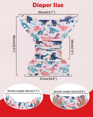 Babygoal adjustable diaper covers closeup demonstrates customizable fit for toddlers.