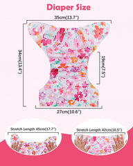 Babygoal adjustable snaps provide a snug fit as baby grows