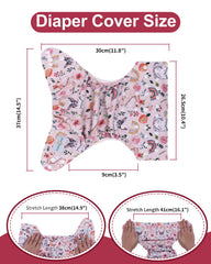 babygoal adjustable snaps highlight customizable fit for S-M-L sizing.