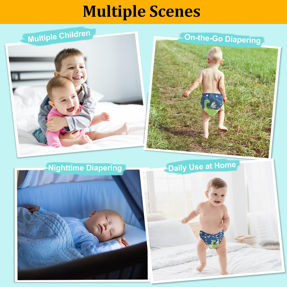 babygoal adjustable snaps illustrating a one-size fit for growing babies