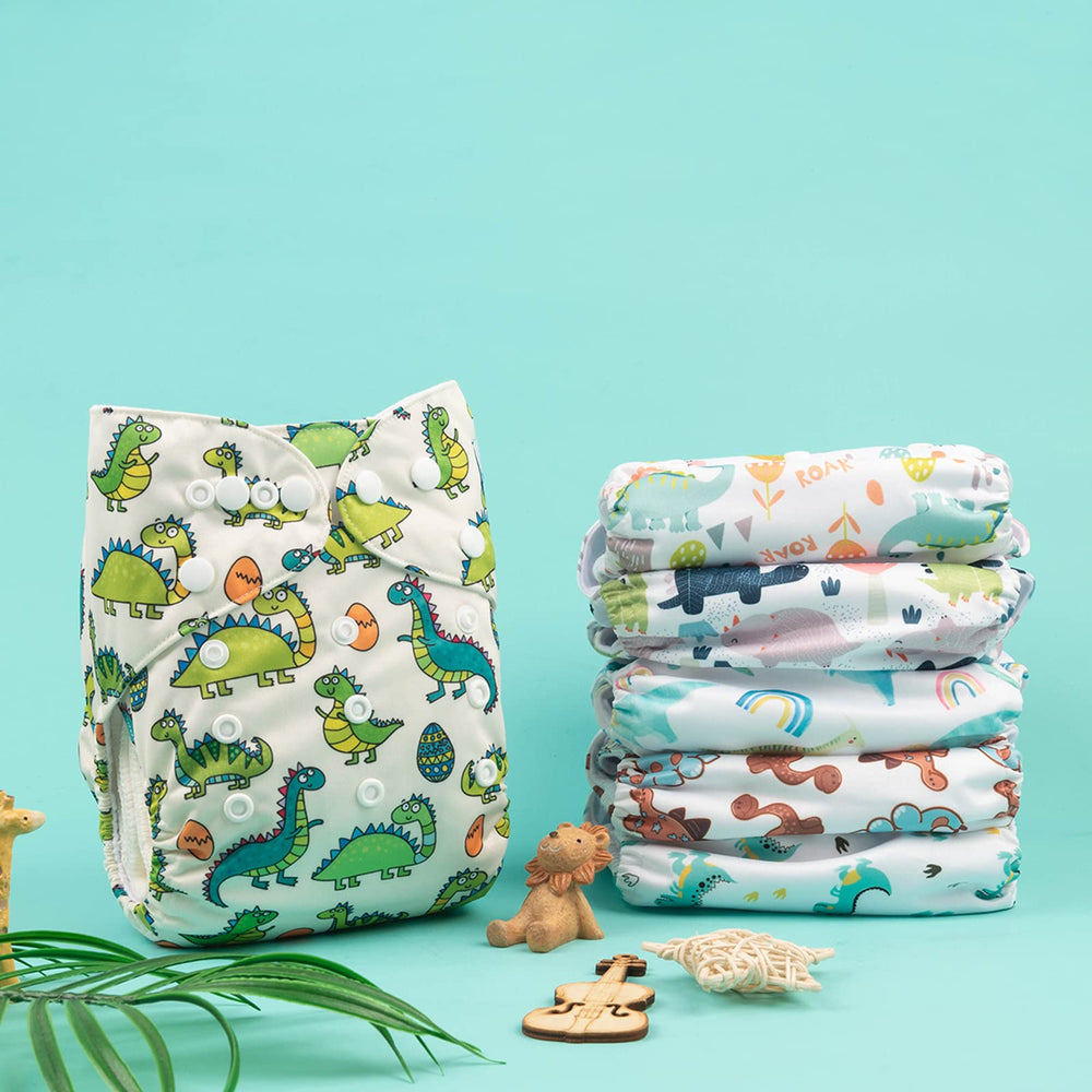 Babygoal bamboo inserts image shows 4-layer rayon from bamboo for extra capacity.