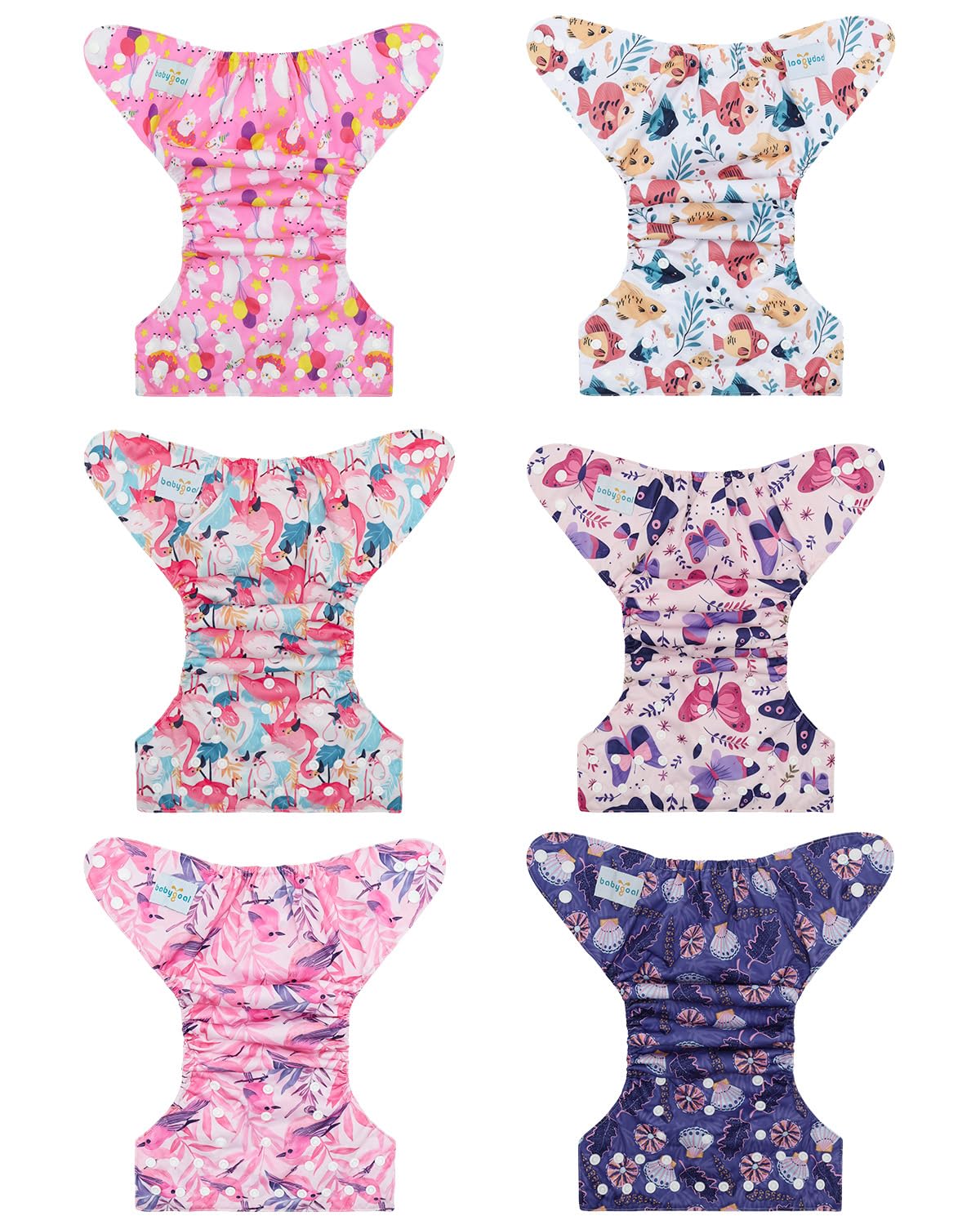 Babygoal bamboo inserts deliver gentle absorbency for dry, comfortable diapering