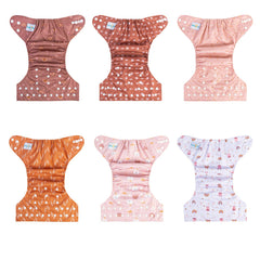 babygoal bamboo inserts provide soft, absorbent layers for day and night use.
