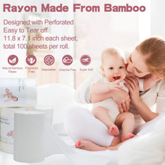 Babygoal bamboo liner newborn-cut fits tiny newborns for maximum protection