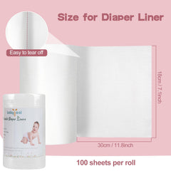 Babygoal bamboo liner safe-environment reduces chlorine exposure and supports eco-friendly care