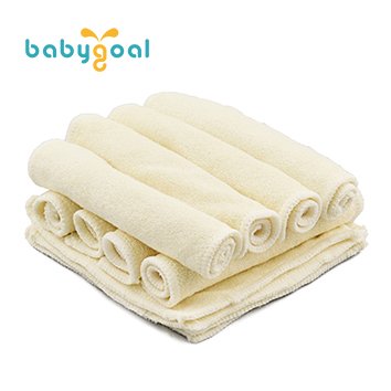 babygoal bamboo wipes in diaper change scene demonstrates gentle cleansing
