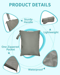 babygoal clear travel bag small shows TSA-friendly toiletries organization