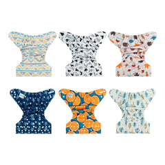 babygoal diaper covers with double gussets prevent leaks during active play and naps