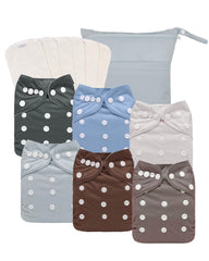 babygoal cloth diapers pack 13 shows a complete reusable set for families seeking savings and sustainability.