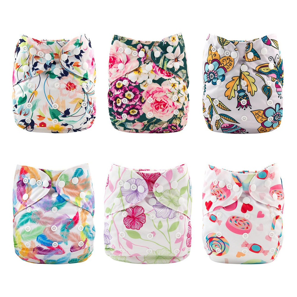 Babygoal diaper cover waterproof TPU keeps moisture out while remaining breathable.