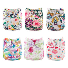 Babygoal diaper cover waterproof TPU keeps moisture out while remaining breathable.