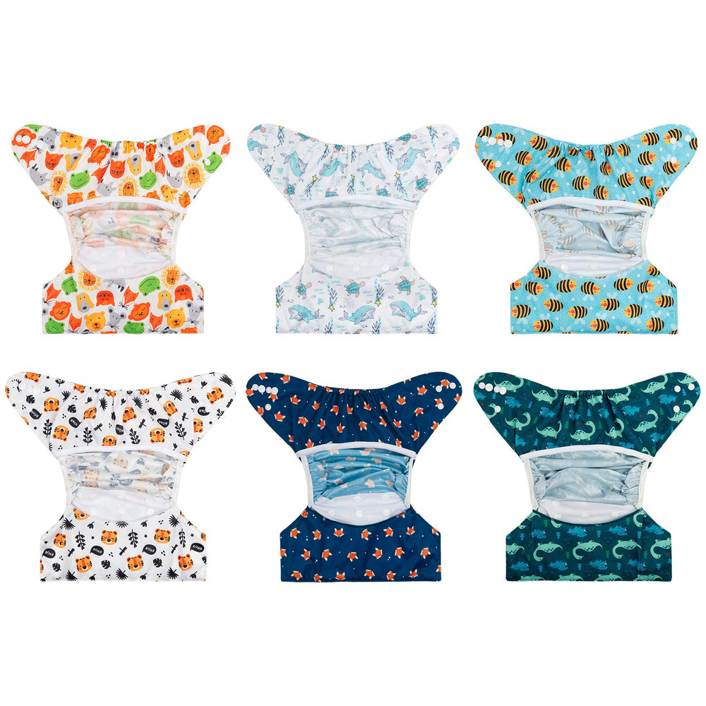 Double gussets provide extra leak protection for busy days.
