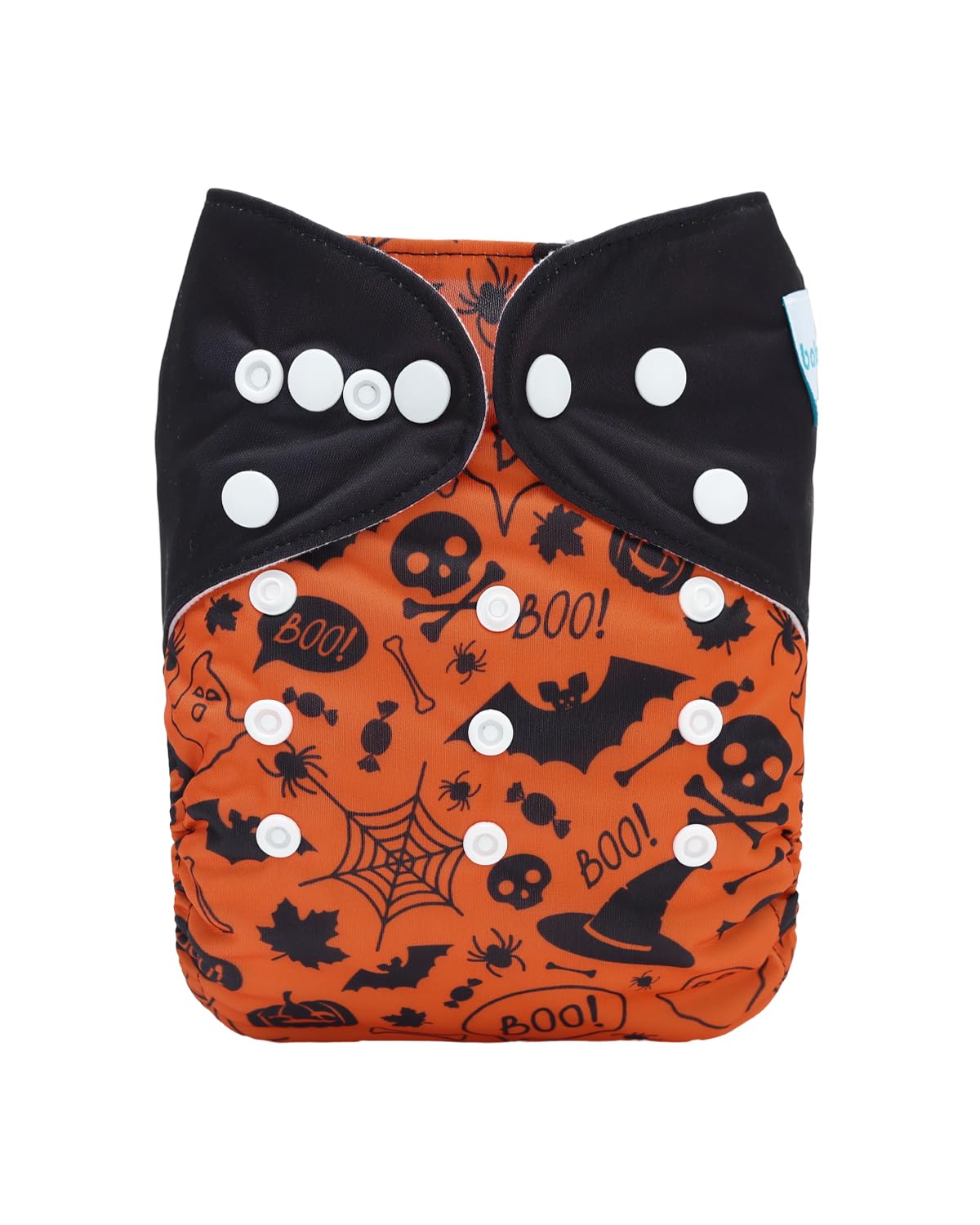 babygoal Halloween diaper outer layer with waterproof PUL for leak protection during daily wear