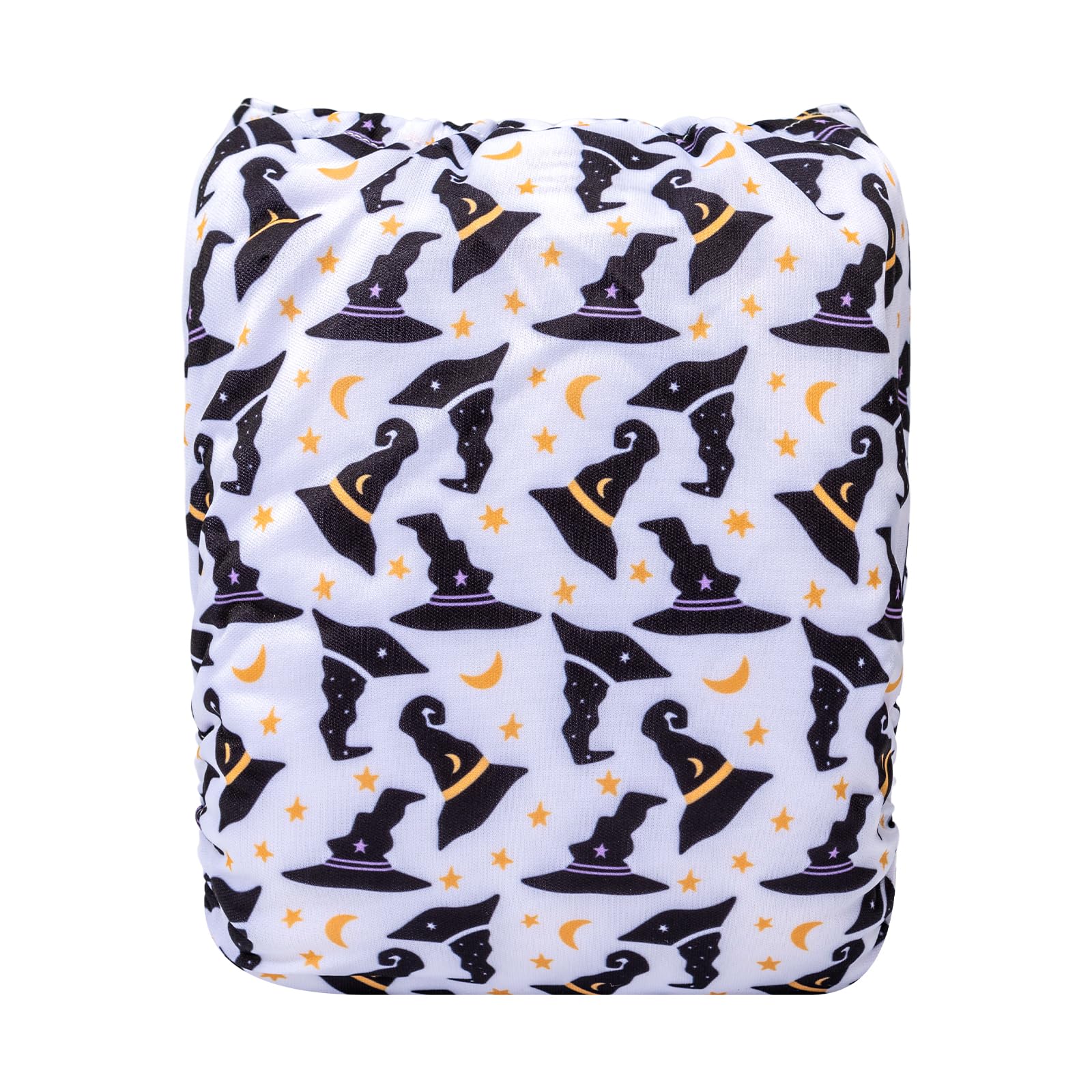 babygoal Halloween diaper side view shows adjustable fit for growing babies