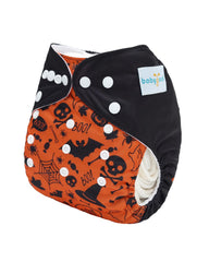 babygoal Halloween diaper snaps adjustable-fit ensure a secure growing fit