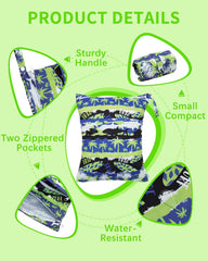 Babygoal Hawaii wet-dry bags front view highlighting compact design.