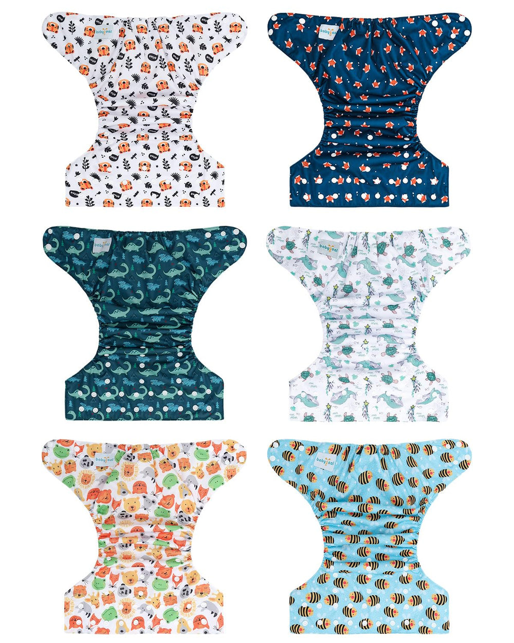 babygoal insert bamboo rayon soft shown for high absorbency and dry comfort
