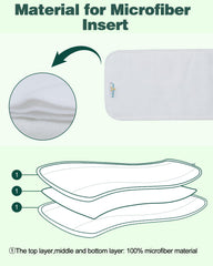 Babygoal inserts showcase breathable microfiber for a soft, dry baby bottom.