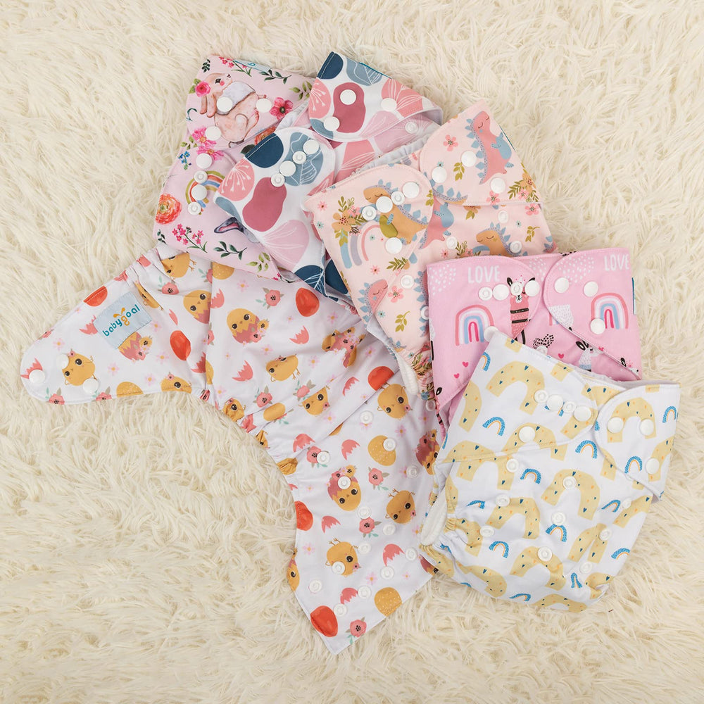 babygoal leg gussets and elastic secure fit to prevent leaks