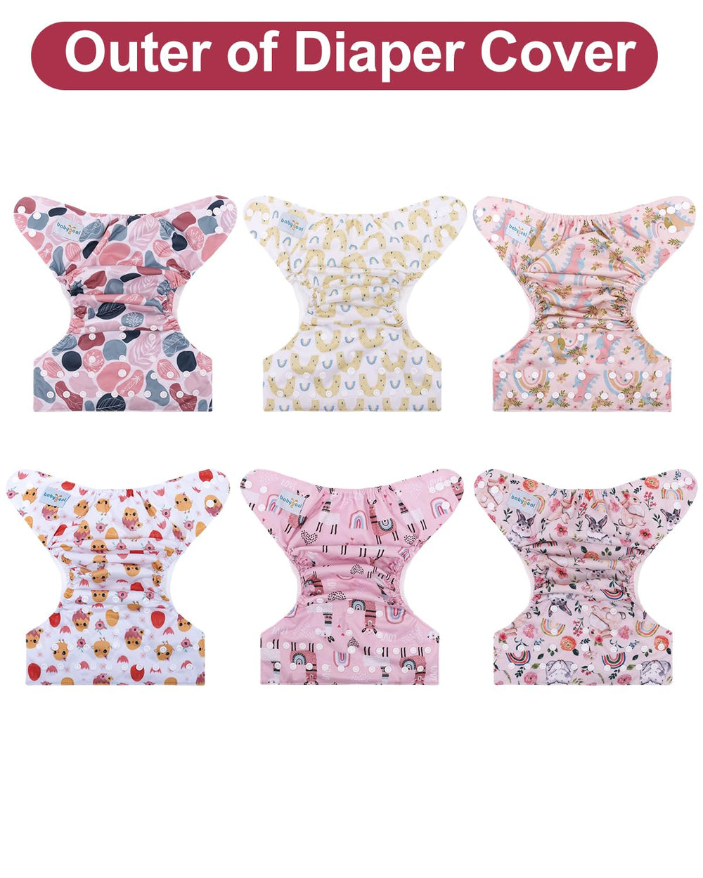 babygoal machine-washable diaper covers simplify busy family laundry routines.