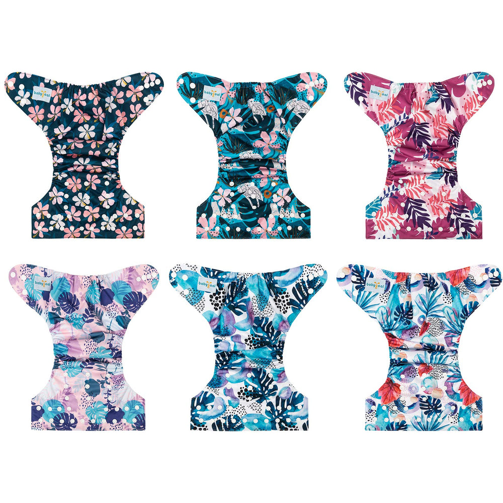 babygoal microfiber inserts offer quick-dry absorbency for busy parents.
