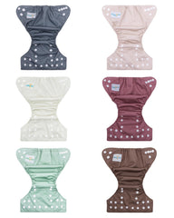 babygoal newborn cloth diaper inserts pack demonstrates reliable absorption for quick changes.
