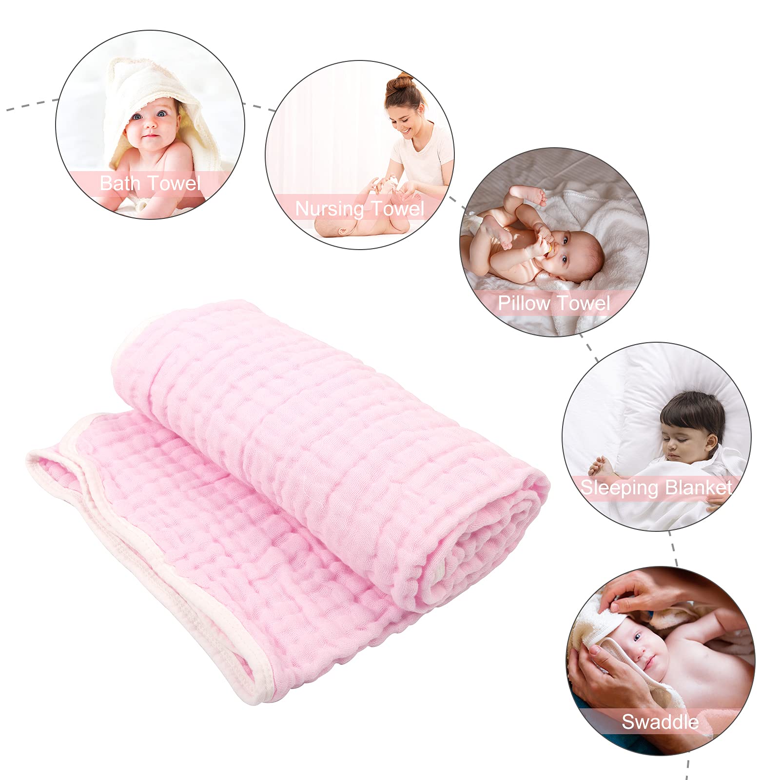 babygoal nursing towel cover illustrating versatile use during feeds