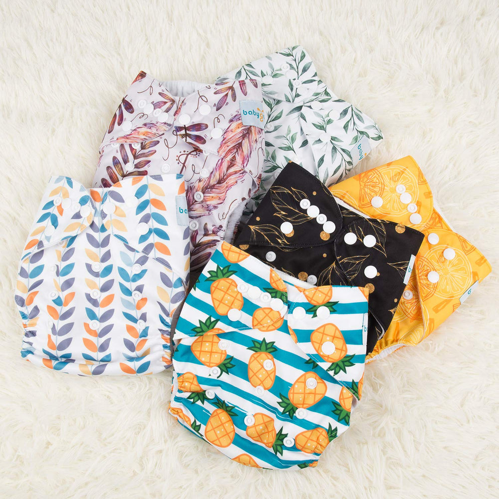 Babygoal one-size adjustable snaps grow with your baby, reducing replacements.