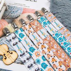 Babygoal pacifier clips with a variety of designs for boys and girls