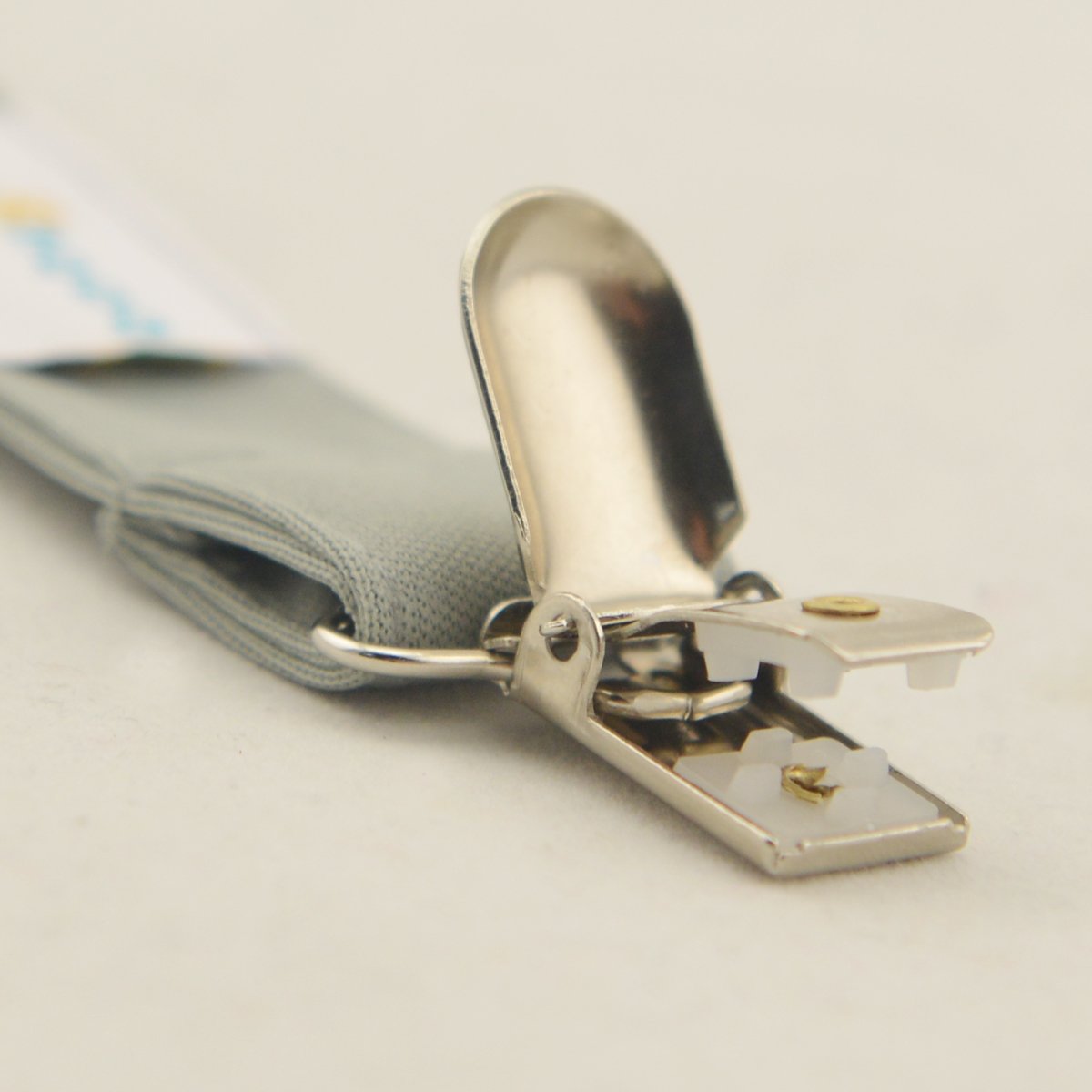 Babygoal pacifier clip washable fabric closeup emphasizes everyday durability.