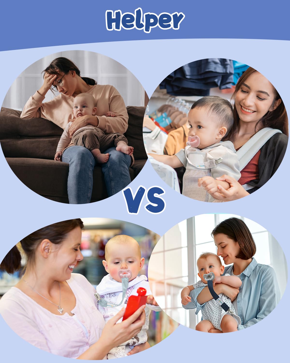 Babygoal pacifier clips are washable and durable for easy care and long-lasting use.