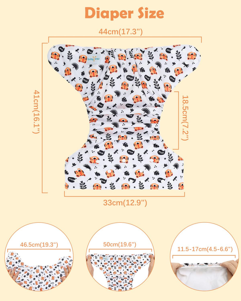 babygoal packaged cloth diapers set showcases complete all-in-one solution
