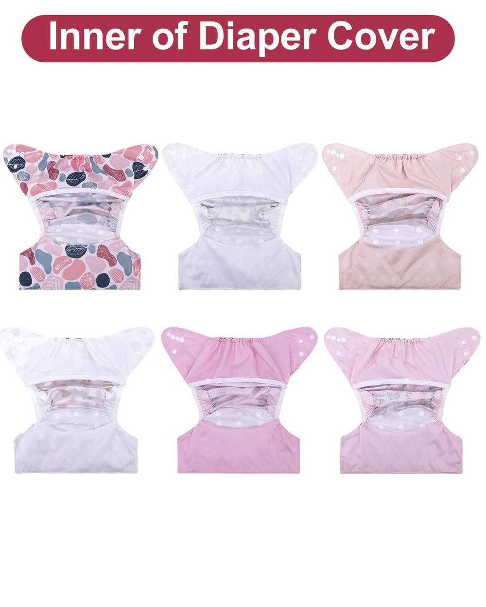 babygoal packaging shows six covers and a wet bag for on-the-go care.