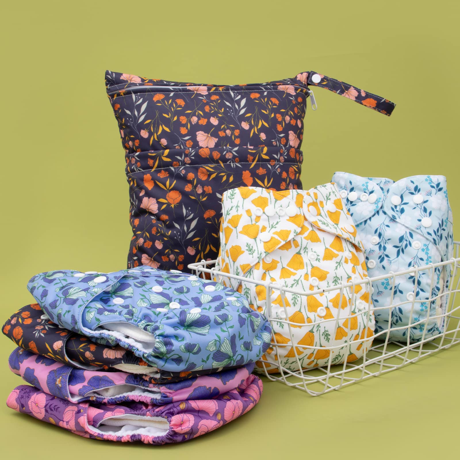 babygoal pocket diaper machine washable for easy cleanup and reuse